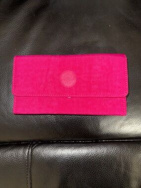 Kipling Bright Fuchsia Wallet Clutch